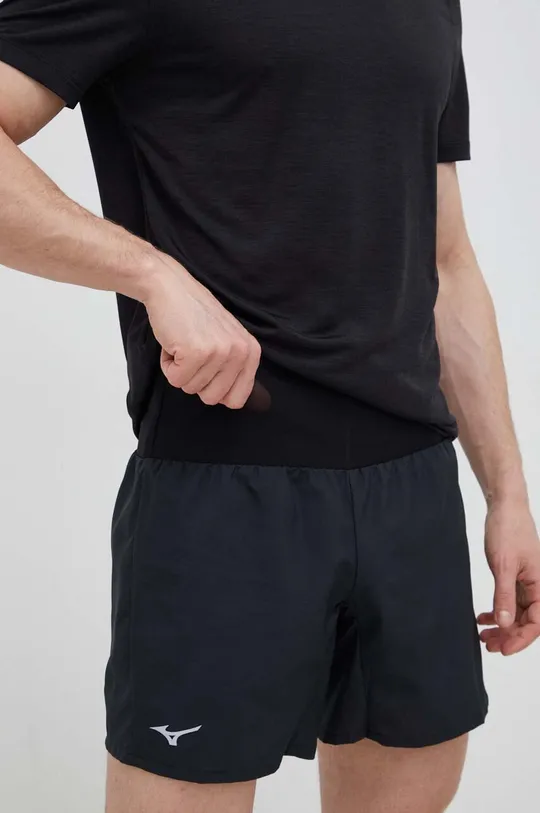 črna Kratke hlače za tek Mizuno Multi Pocket Moški