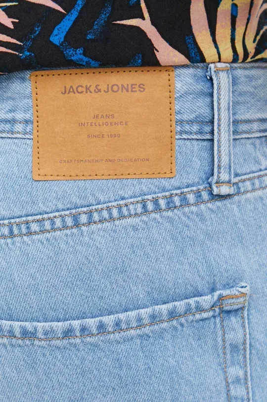 niebieski Jack & Jones szorty jeansowe JJICHRIS