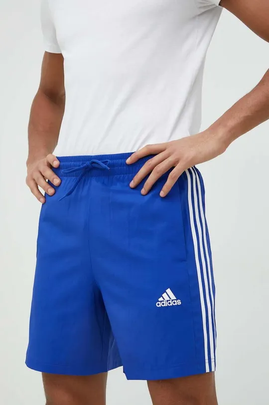 modra Kratke hlače za vadbo adidas Essentials Chelsea Moški