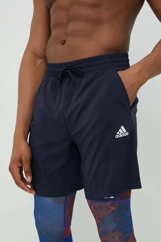 blu navy adidas pantaloncini da allenamento Chelsea Uomo