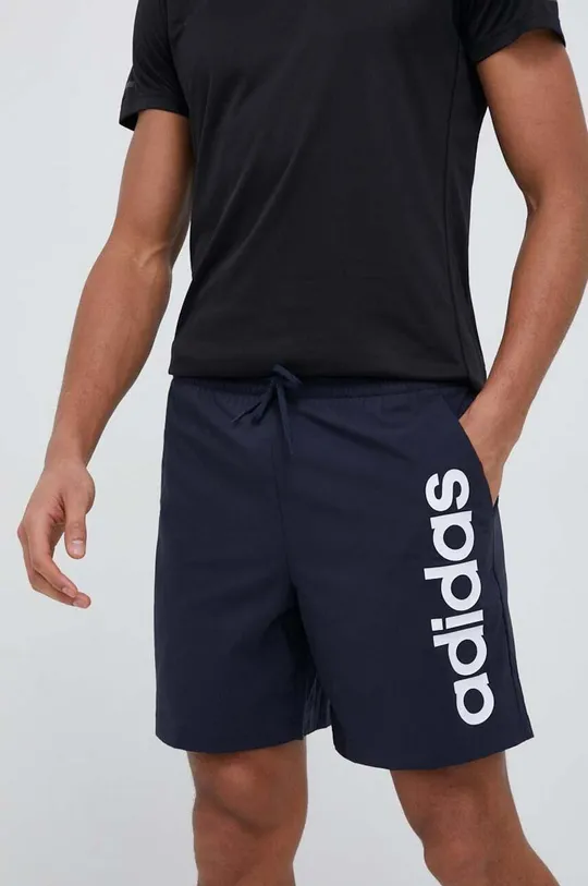 mornarsko modra Kratke hlače za vadbo adidas Essentials Chelsea Moški