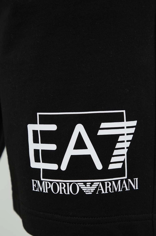 чёрный Шорты EA7 Emporio Armani