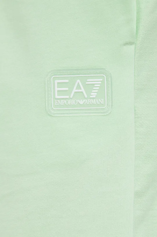 πράσινο Βαμβακερό σορτσάκι EA7 Emporio Armani