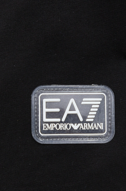 чорний Бавовняні шорти EA7 Emporio Armani