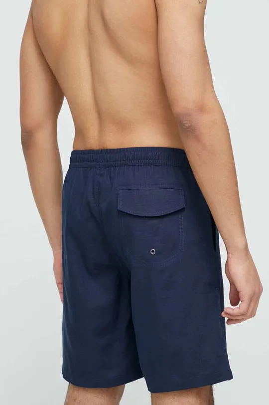 Λινό σορτς παραλίας Emporio Armani Underwear  Κύριο υλικό: 55% Λινάρι, 45% Βισκόζη Φόδρα τσέπης: 100% Βαμβάκι