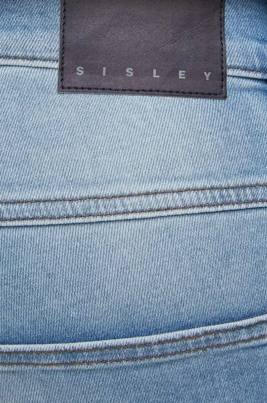 голубой Джинсовые шорты Sisley