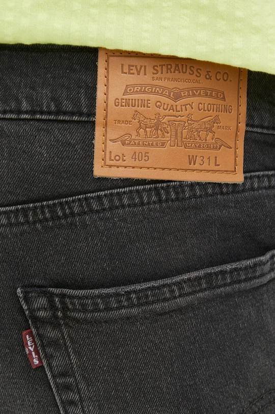 czarny Levi's szorty jeansowe