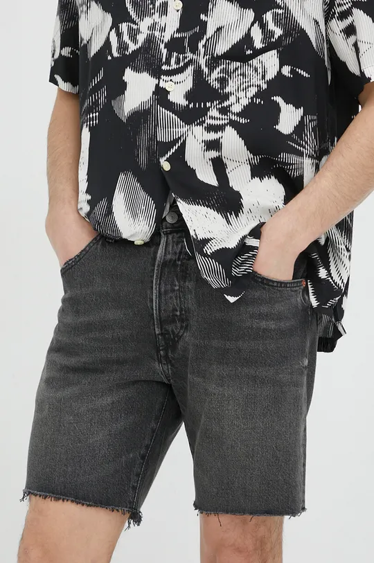 czarny Levi's szorty jeansowe Męski