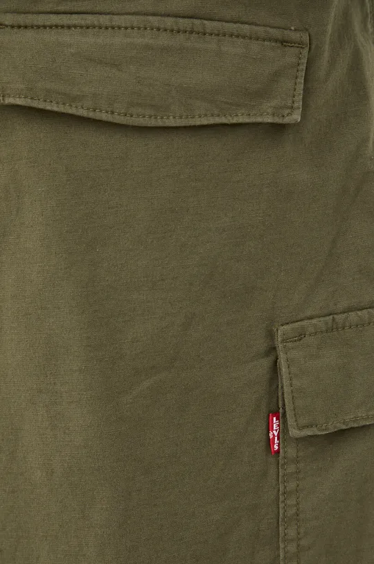 zelena Kratke hlače iz mešanice lana Levi's