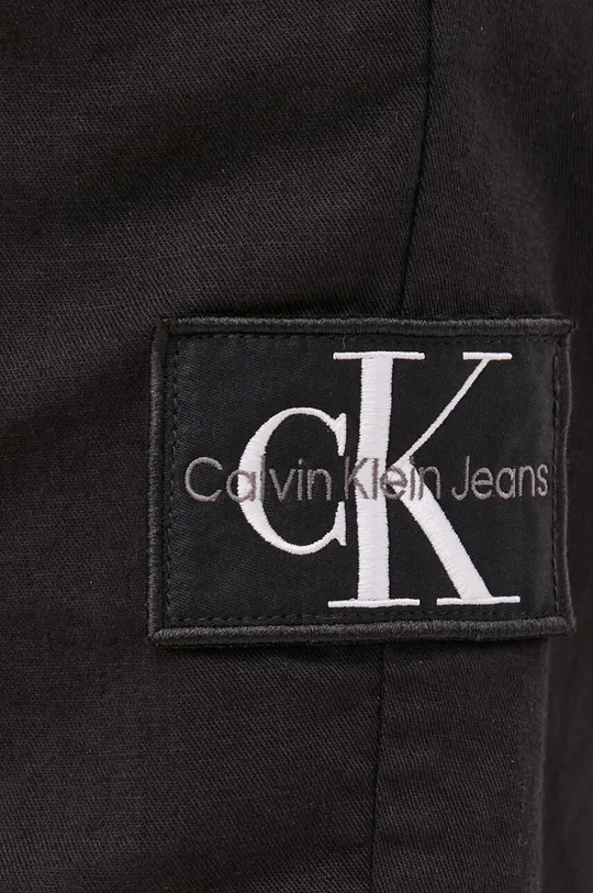 Kratke hlače iz mešanice lana Calvin Klein Jeans Moški