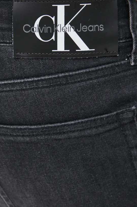 fekete Calvin Klein Jeans rövidnadrág