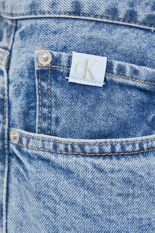 Rifľové krátke nohavice Calvin Klein Jeans Pánsky