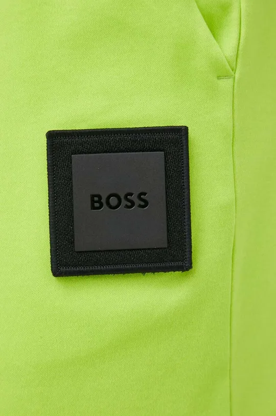 зелений Бавовняні шорти BOSS BOSS GREEN
