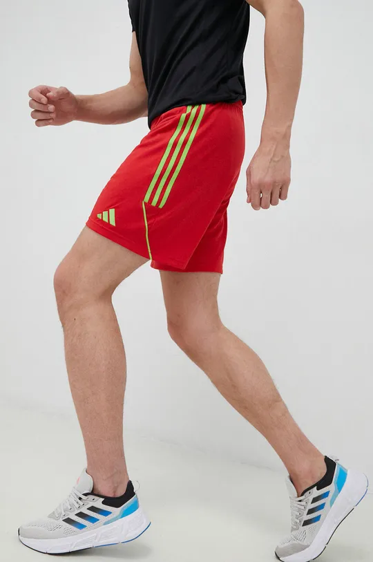 czerwony adidas Performance szorty treningowe Tiro 23 Męski