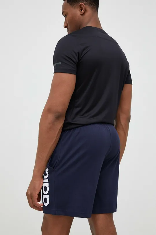 Kratke hlače za vadbo adidas mornarsko modra