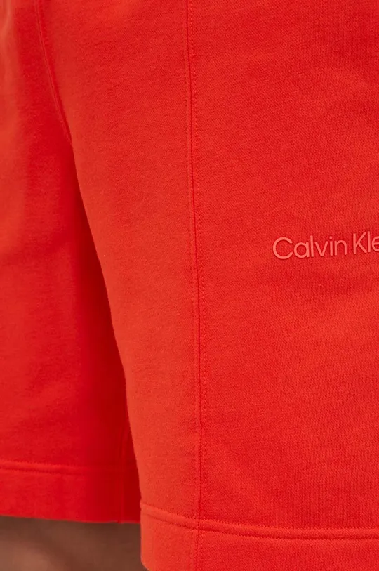 κόκκινο Σορτς προπόνησης Calvin Klein Performance Essentials