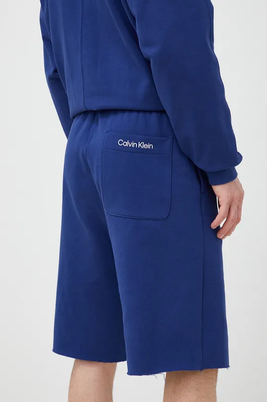 modra Kratke hlače Calvin Klein Performance CK Athletic Moški