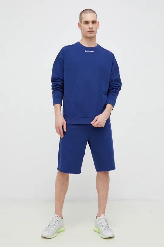 Kratke hlače Calvin Klein Performance CK Athletic plava