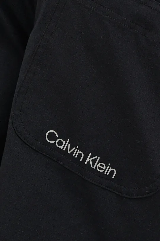 μαύρο Σορτς προπόνησης Calvin Klein Performance CK Athletic