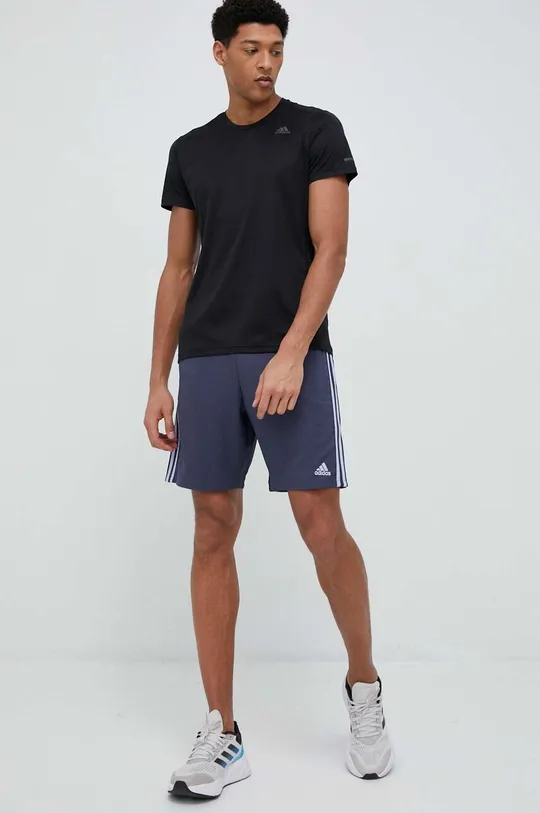 Тренировочные шорты adidas Tiro голубой