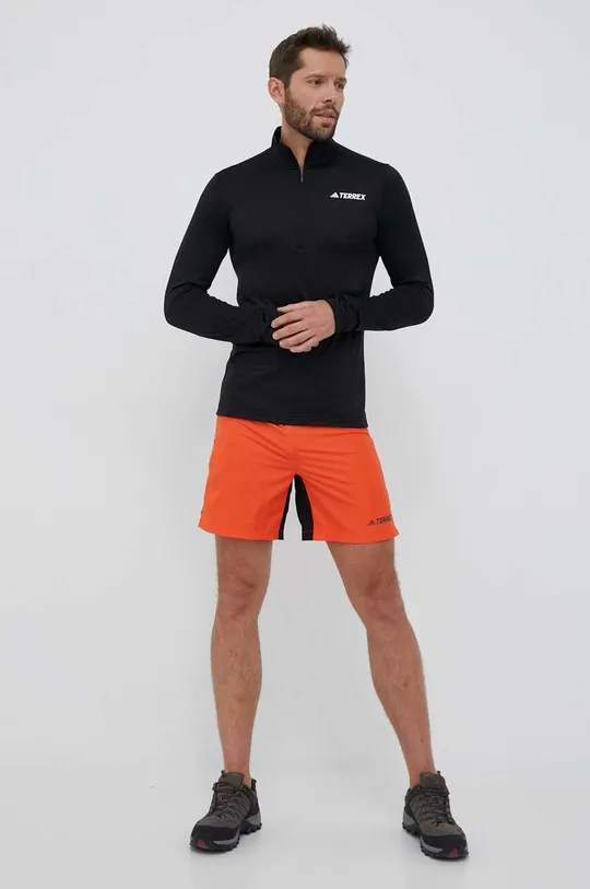 Športové krátke nohavice adidas TERREX oranžová
