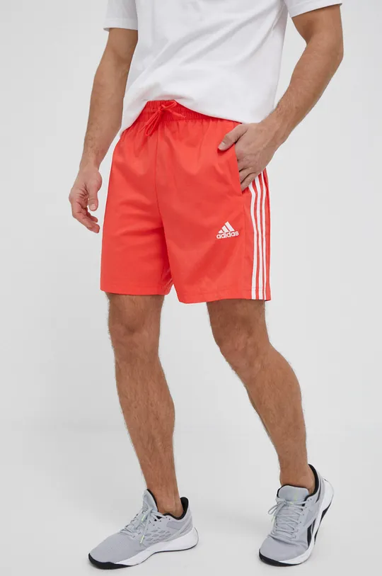 rdeča Kratke hlače za vadbo adidas Essentials Chelsea Moški