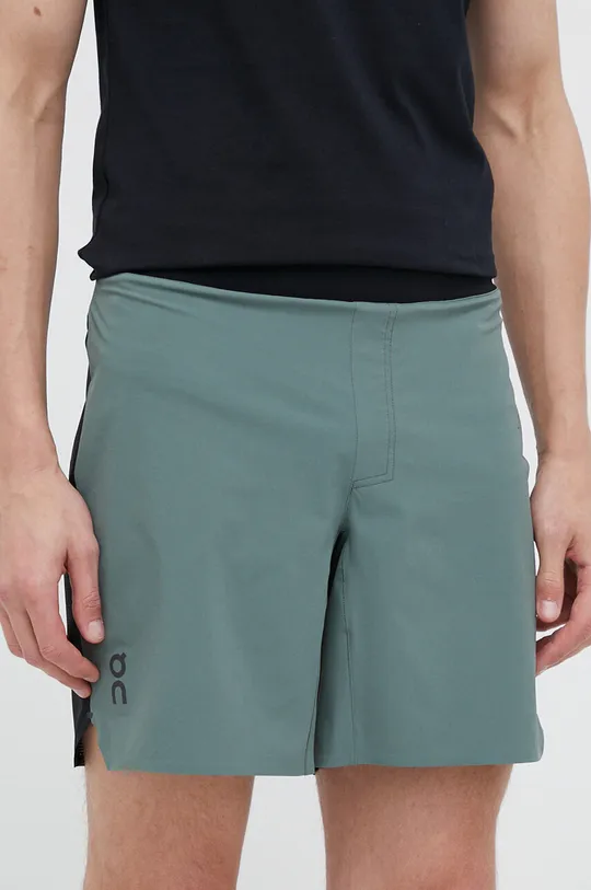 zelena Kratke hlače za tek On-running Lightweight Moški
