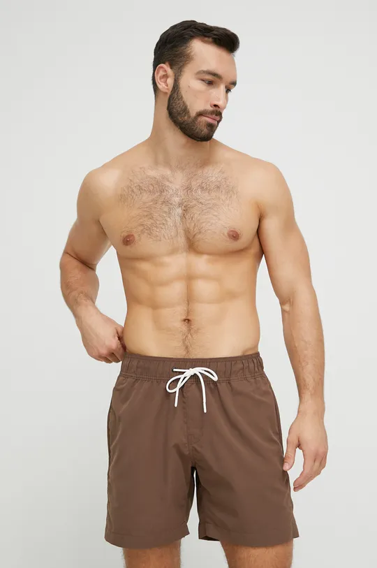 G-Star Raw szorty kąpielowe brązowy