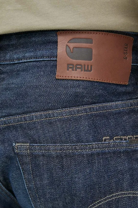 tmavomodrá Rifľové krátke nohavice G-Star Raw