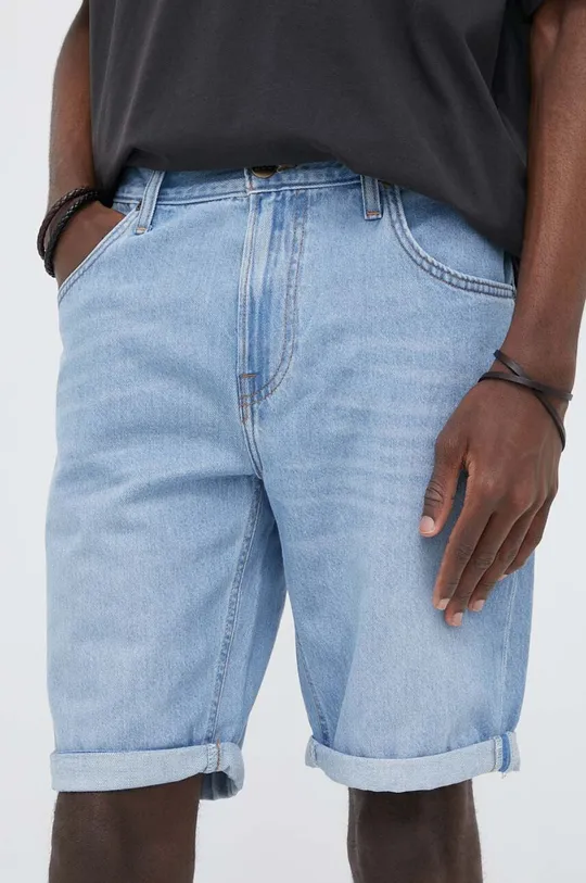 niebieski Lee szorty jeansowe Męski