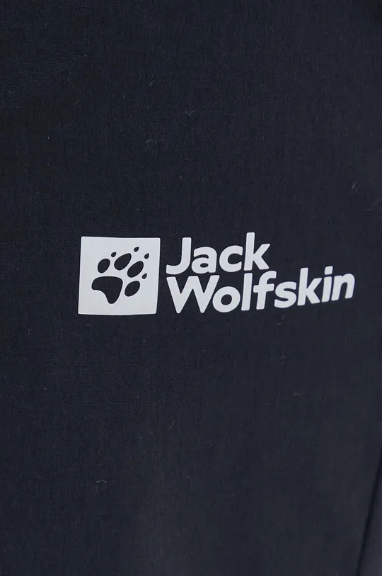 čierna Športové krátke nohavice Jack Wolfskin GLASTAL