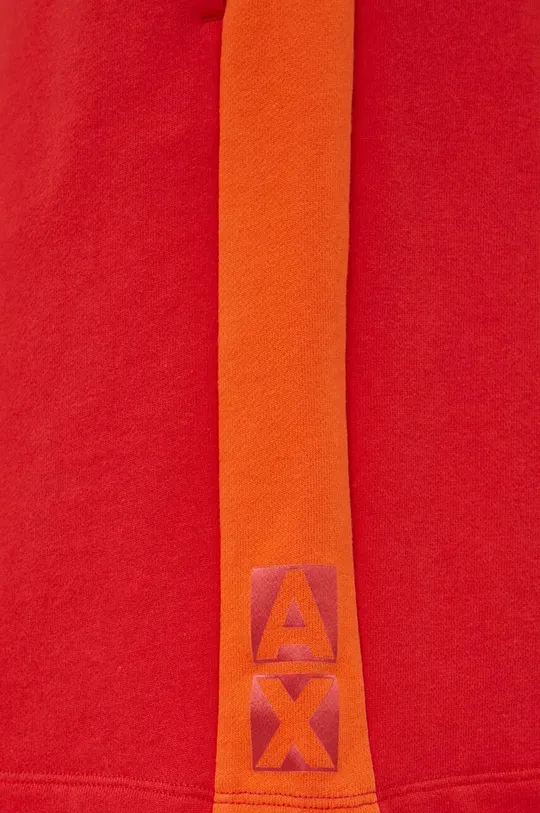 piros Armani Exchange pamut rövidnadrág
