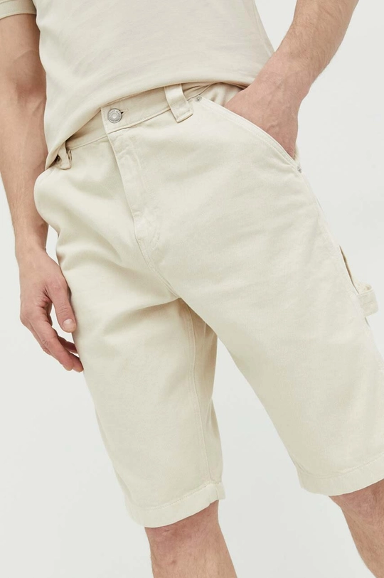 beige Tommy Jeans pantaloncini di jeans