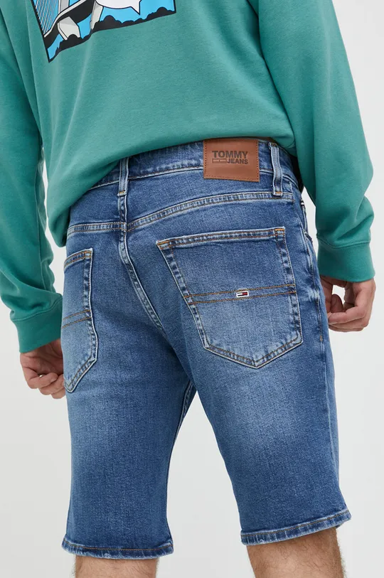 Rifľové krátke nohavice Tommy Jeans Scanton  99 % Bavlna, 1 % Elastan