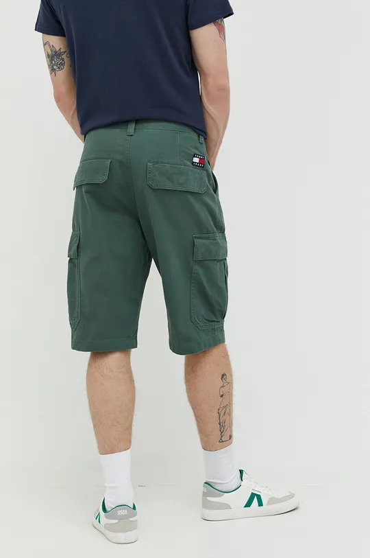 πράσινο Βαμβακερό σορτσάκι Tommy Jeans Ανδρικά