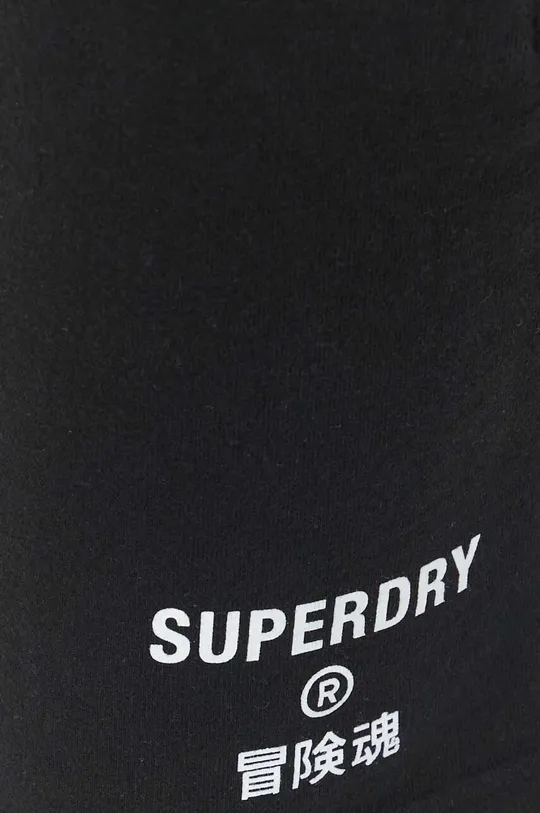 czarny Superdry szorty bawełniane