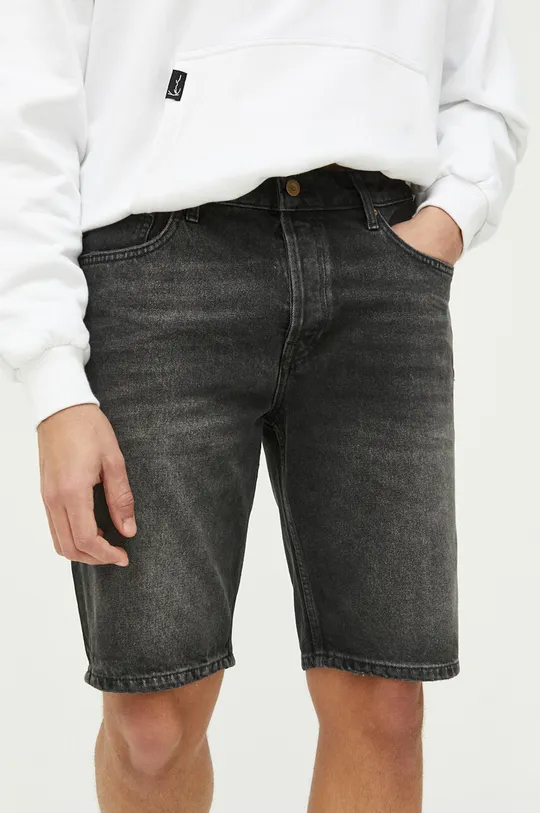 siva Jeans kratke hlače Superdry Moški