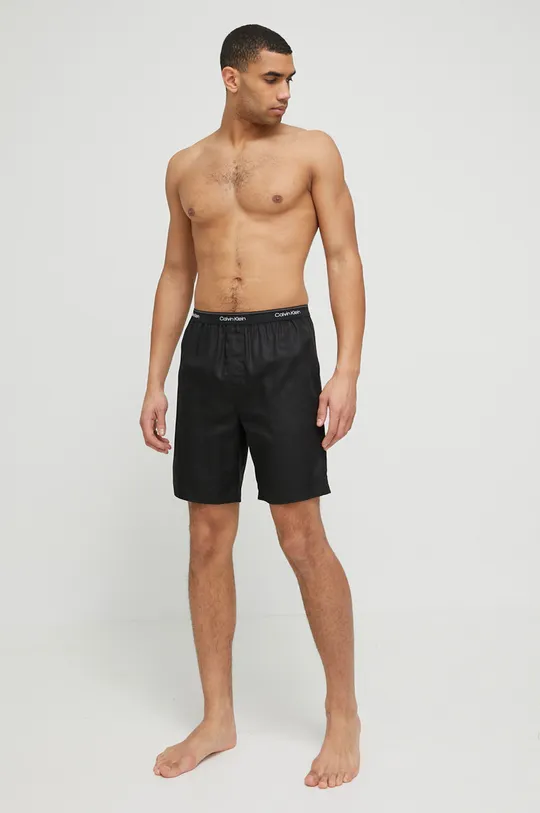 Σορτς lounge Calvin Klein Underwear μαύρο