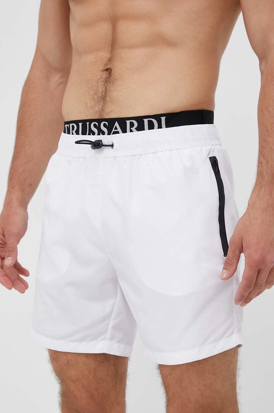 Σορτς κολύμβησης Trussardi TRU1MBM05 λευκό SS23