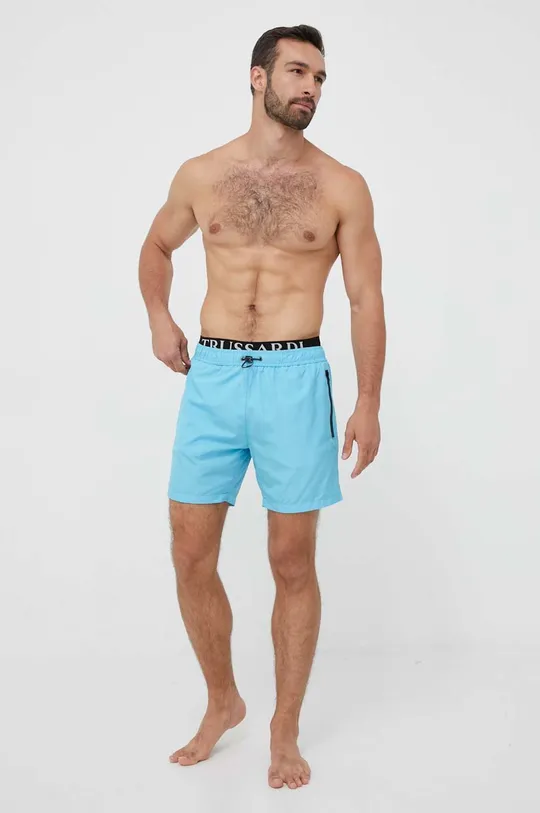 plava Kratke hlače za kupanje Trussardi Muški