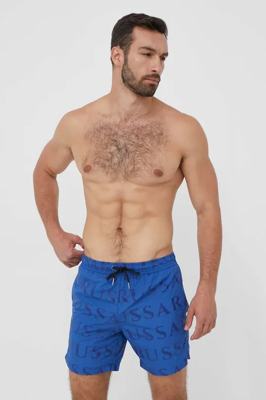 Trussardi pantaloncini da bagno blu