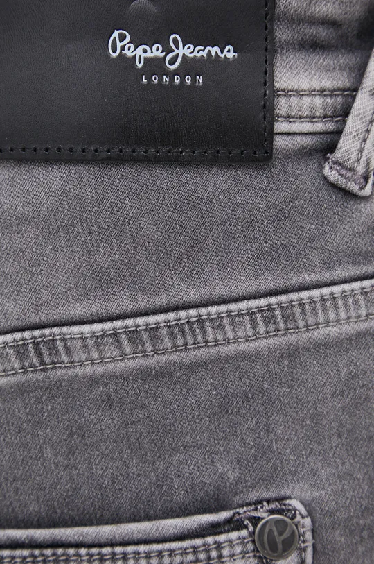 sivá Rifľové krátke nohavice Pepe Jeans Jack