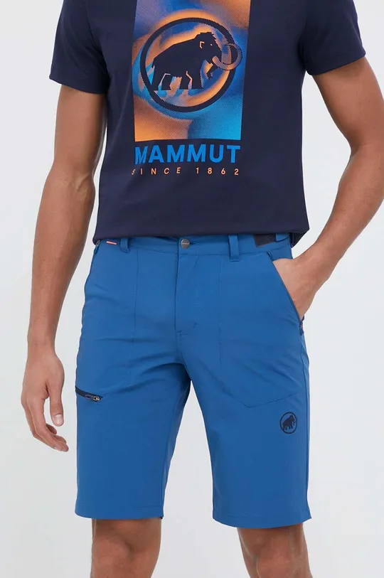 modrá Turistické šortky Mammut Runbold Pánsky