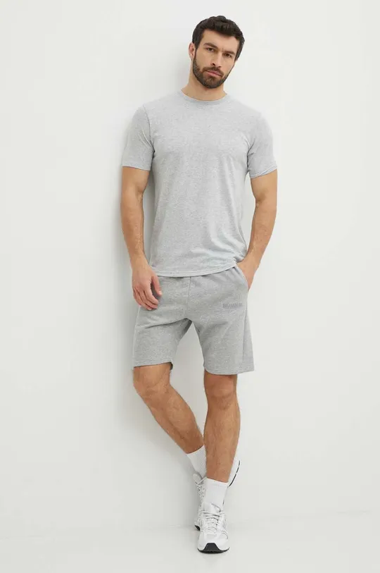 Hummel pantaloncini in cotone grigio