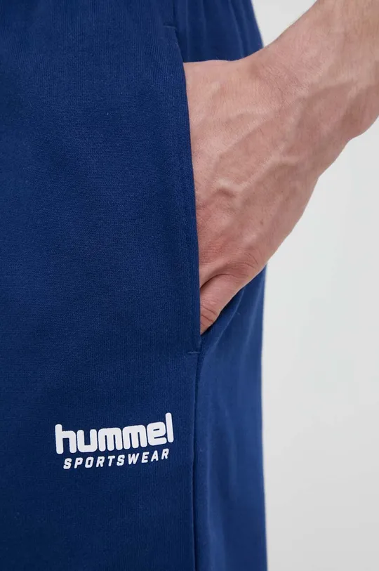 тёмно-синий Шорты Hummel