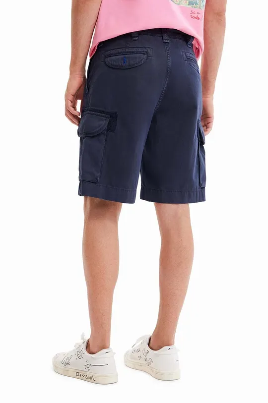 Desigual pantaloncini in cotone blu navy