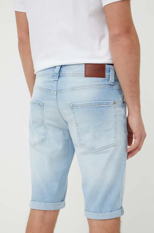 Rifľové krátke nohavice Pepe Jeans Cash  Základná látka: 98 % Bavlna, 2 % Elastan Podšívka vrecka: 65 % Polyester, 35 % Bavlna