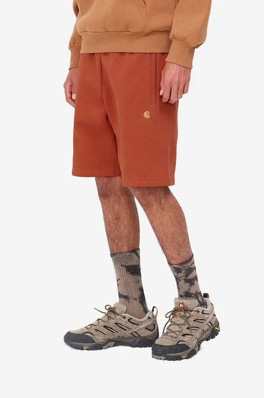 portocaliu Carhartt WIP pantaloni scurți Pocket Sweat Short