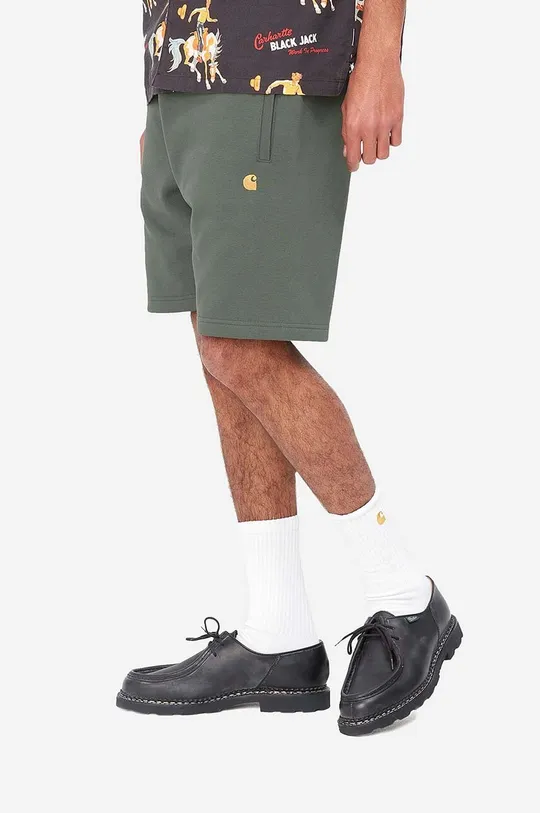 green Carhartt WIP shorts Pocket Sweat Short