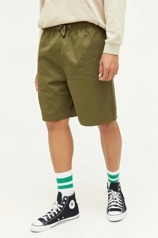 zelená Bavlnené šortky Converse